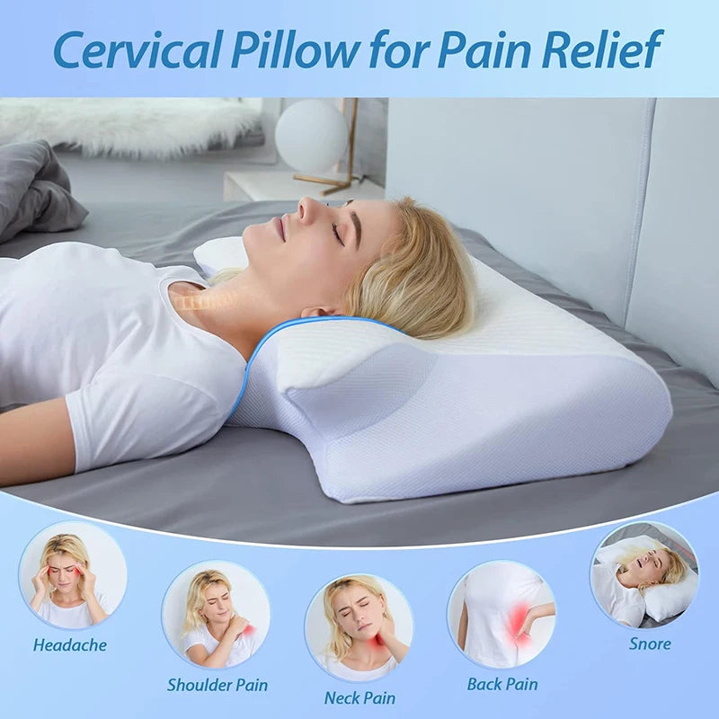 Memory Foam Pillow – Ergonomic Comfort for Deeper Sleep
