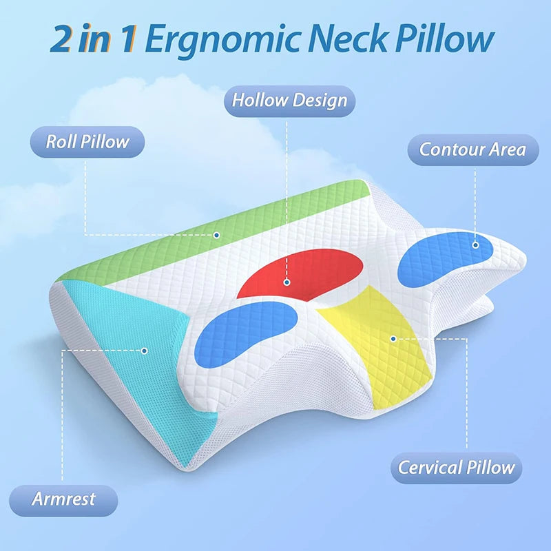 Memory Foam Pillow – Ergonomic Comfort for Deeper Sleep