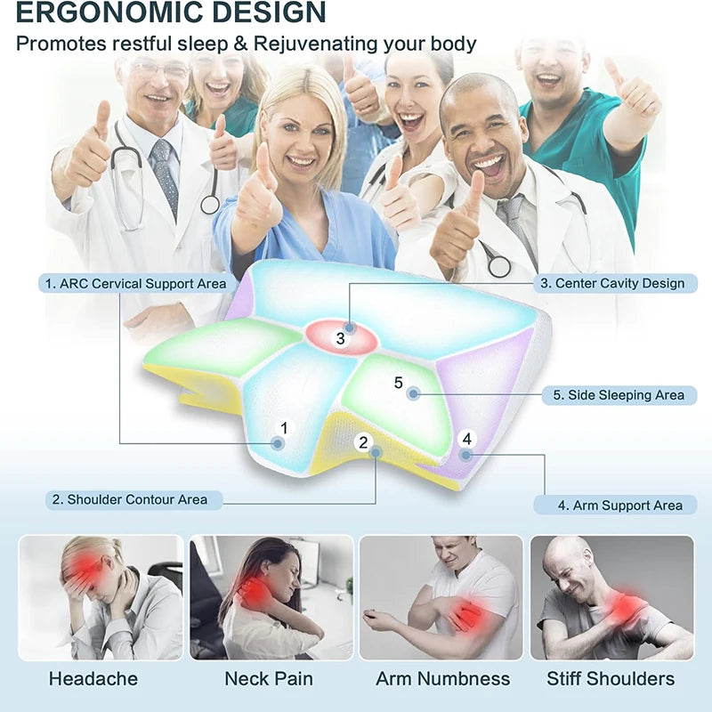 Memory Foam Pillow – Ergonomic Comfort for Deeper Sleep