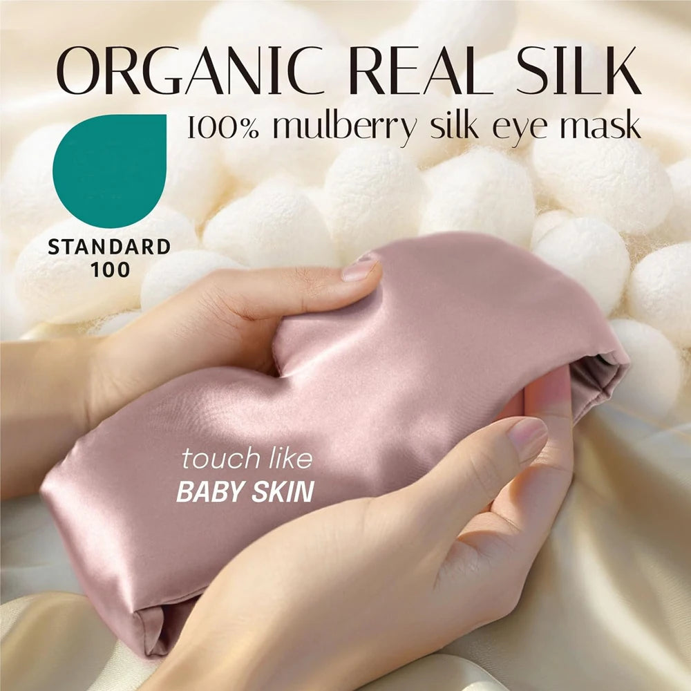 Silk Sleep Mask – Luxury Light Blocking Comfort